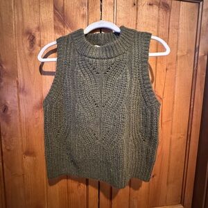 Madewell Olive Green Knit Sweater